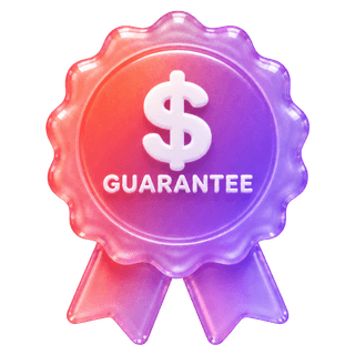 Guarantee seal with a dollar sign